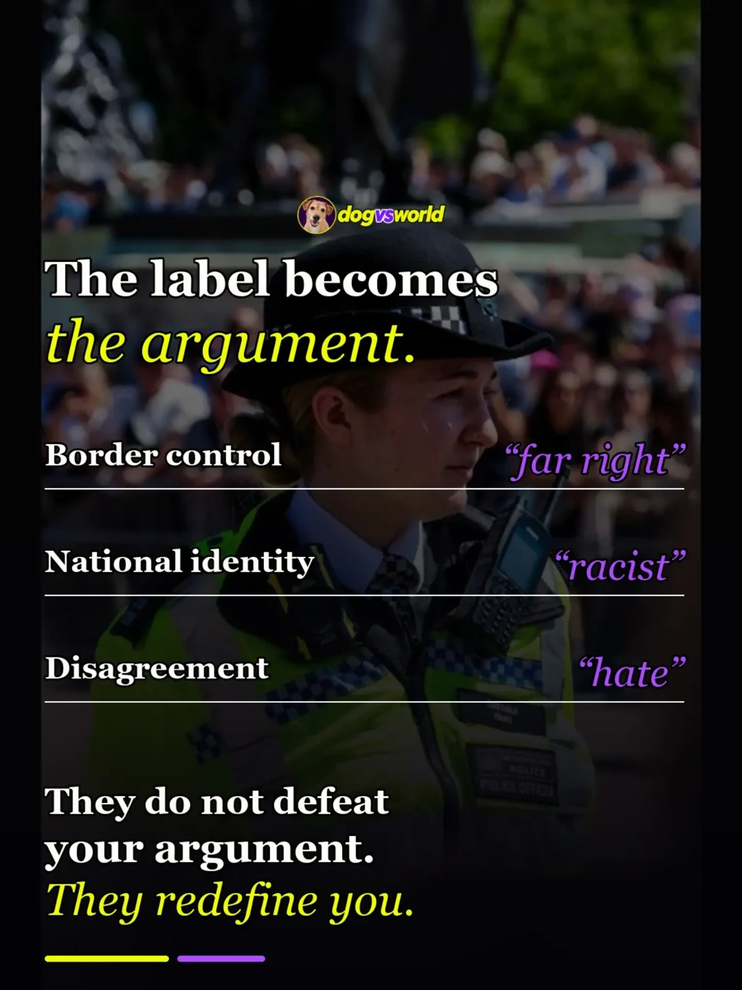 Political labels, news trust and moderation: why I ask for evidence: original carousel slide 4 of 7